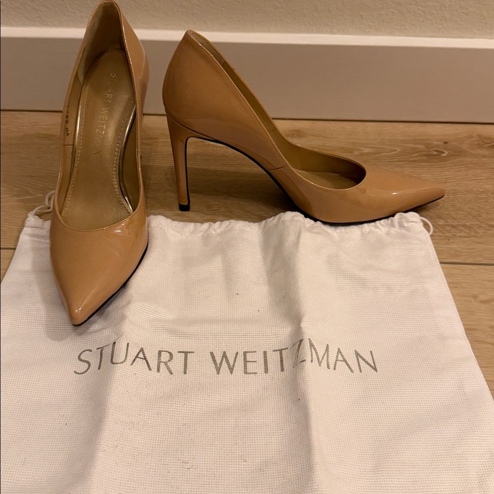 Stuart Weitzman Nude Patton Heels Size 6